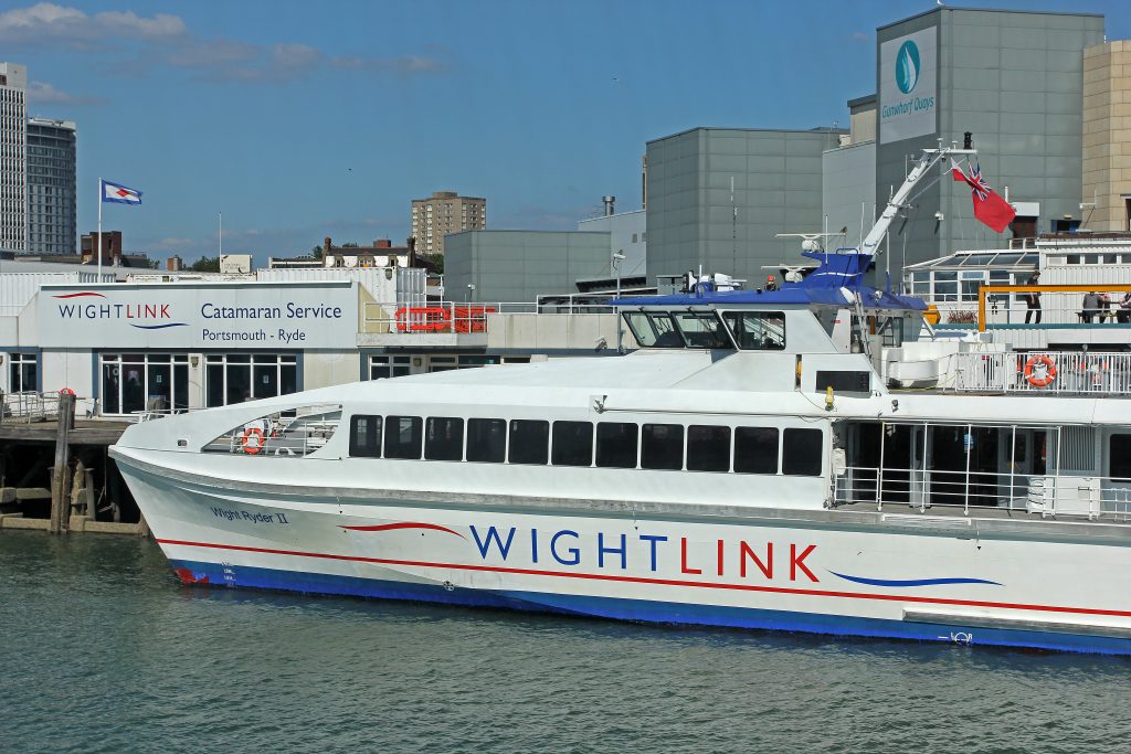 wightlink catamaran ferry