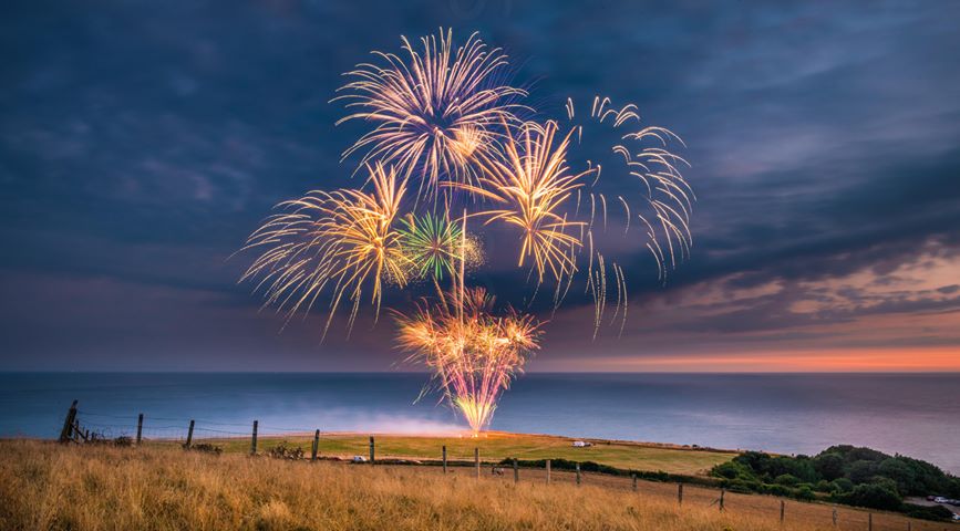 Fireworks at Blackgang Chine - courtesy Sienna Anderson