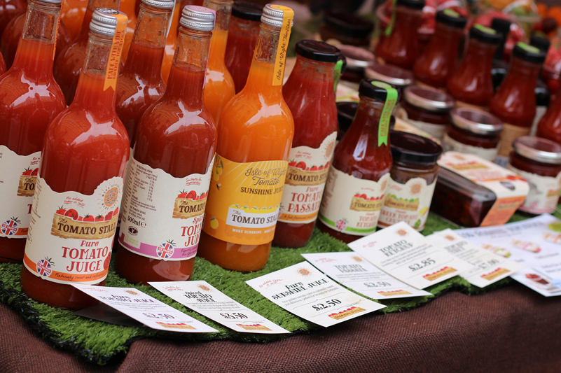 Isle of Wight Tomato Stall Products