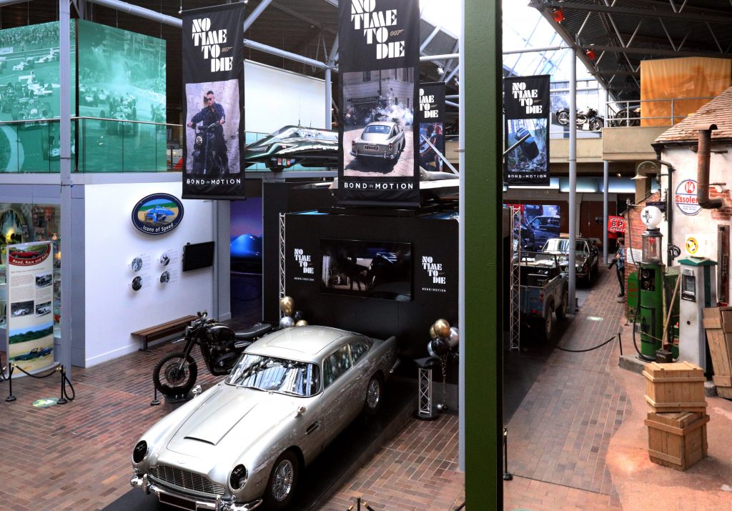 Bond in Motion Exhibition: No Time To Die at Beaulieu National Motor Museum