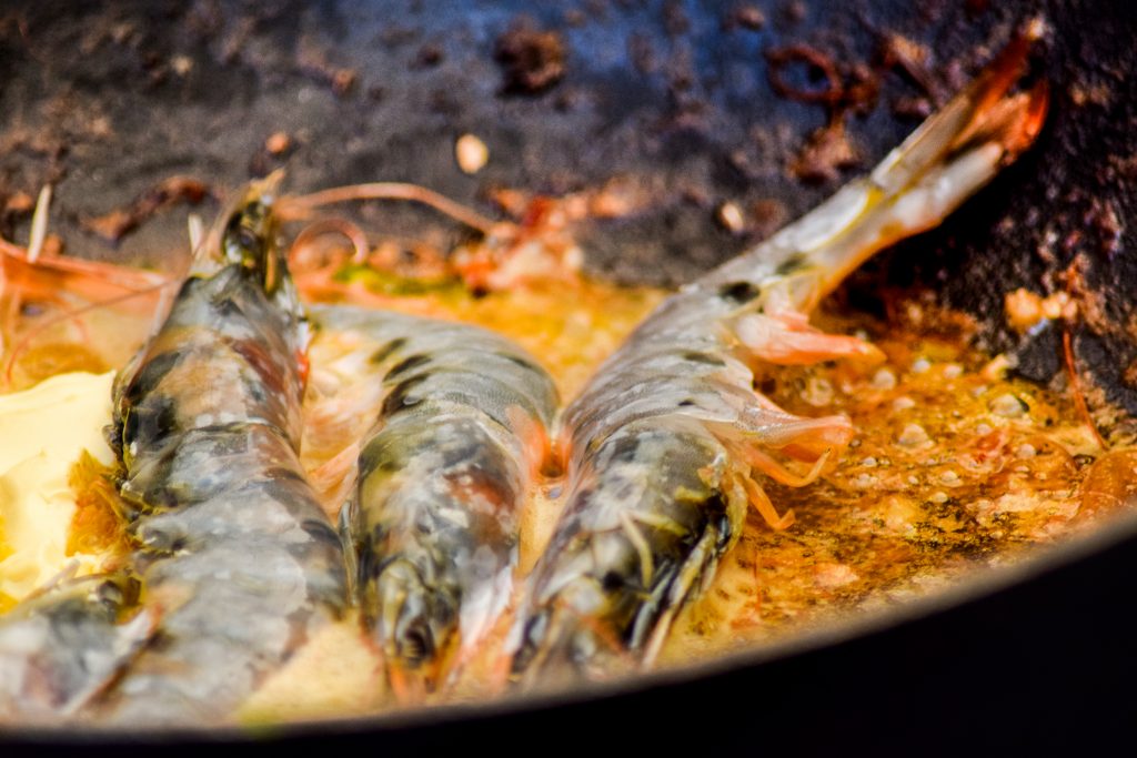 A seafood dish at Lymington Seafood Festival, New Forest