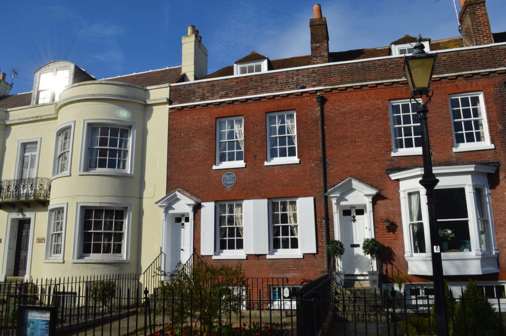 Exterior of Charles Dickens Birthplace Museum, Portsmouth