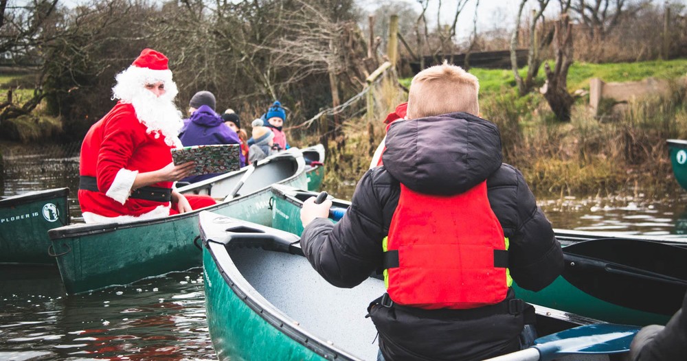 Canoeing trip to see Santa on the Beaulieu River