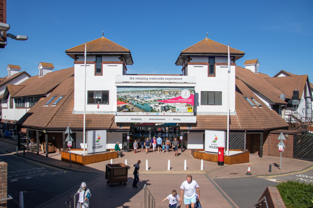 Entrance to Port Solent in Hampshire