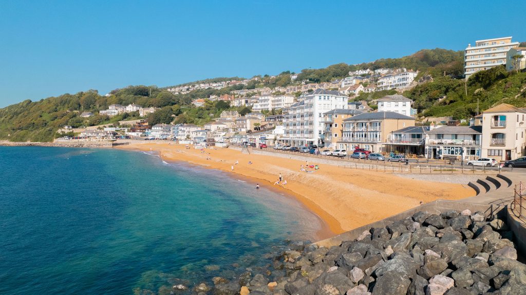 Ventnor Beach on the Isle of Wight