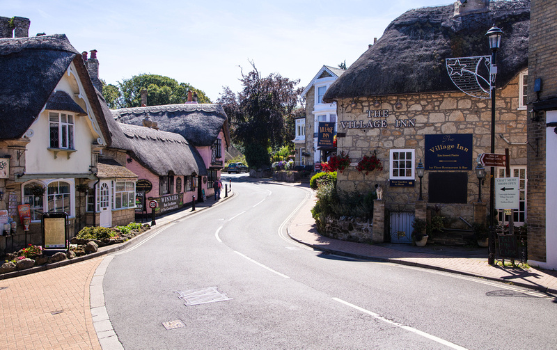 Thatched Houses in Shanklin Village Isle of Wight