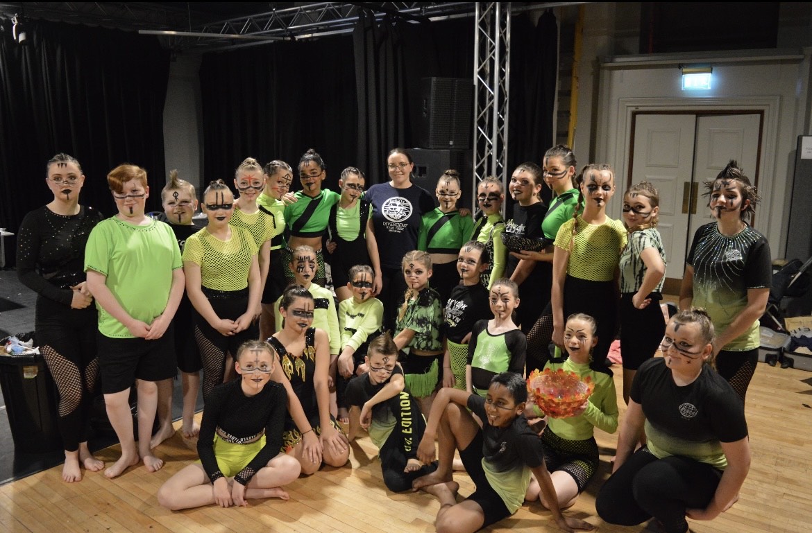 Ryde Academy Dancers in a group at Dance Live 2022