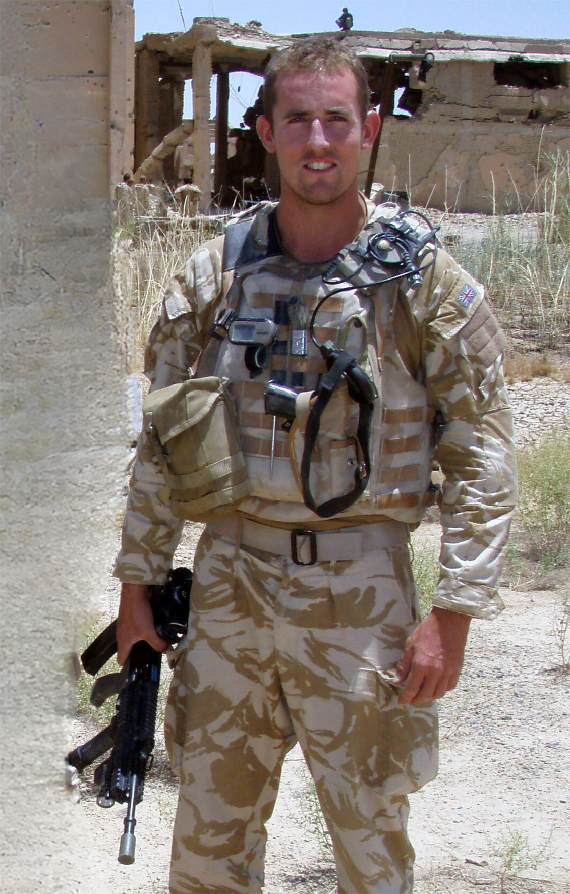 A soldier in Afghanistan