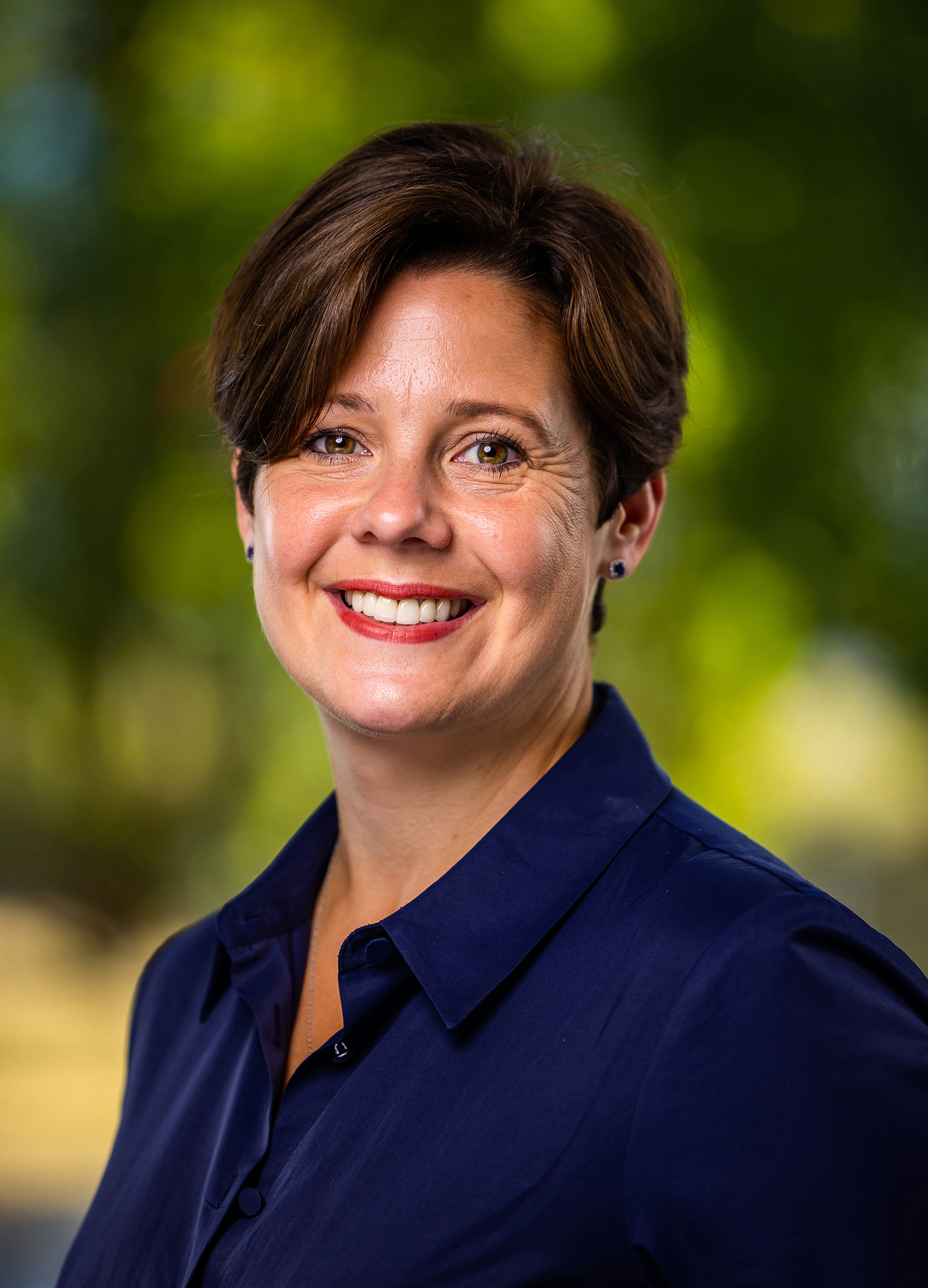 Wightlink's new CEO Katy Taylor smiling at the camera