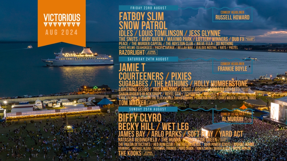 Win a pair of tickets to Victorious Festival 2024 Wightlink Ferries