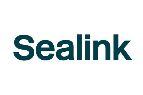 Simple teal “Sealink” wordmark on a plain background.