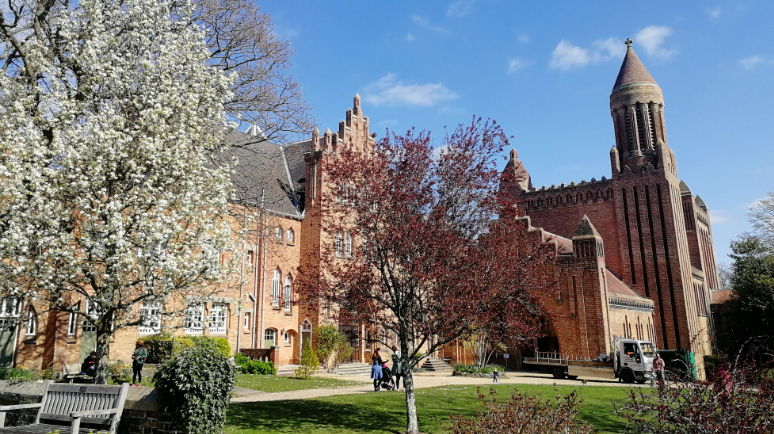 A monastery called Quarr Abbey on the Isle of Wight