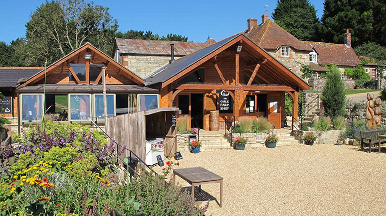 The Garlic Farm exterior, Isle of Wight